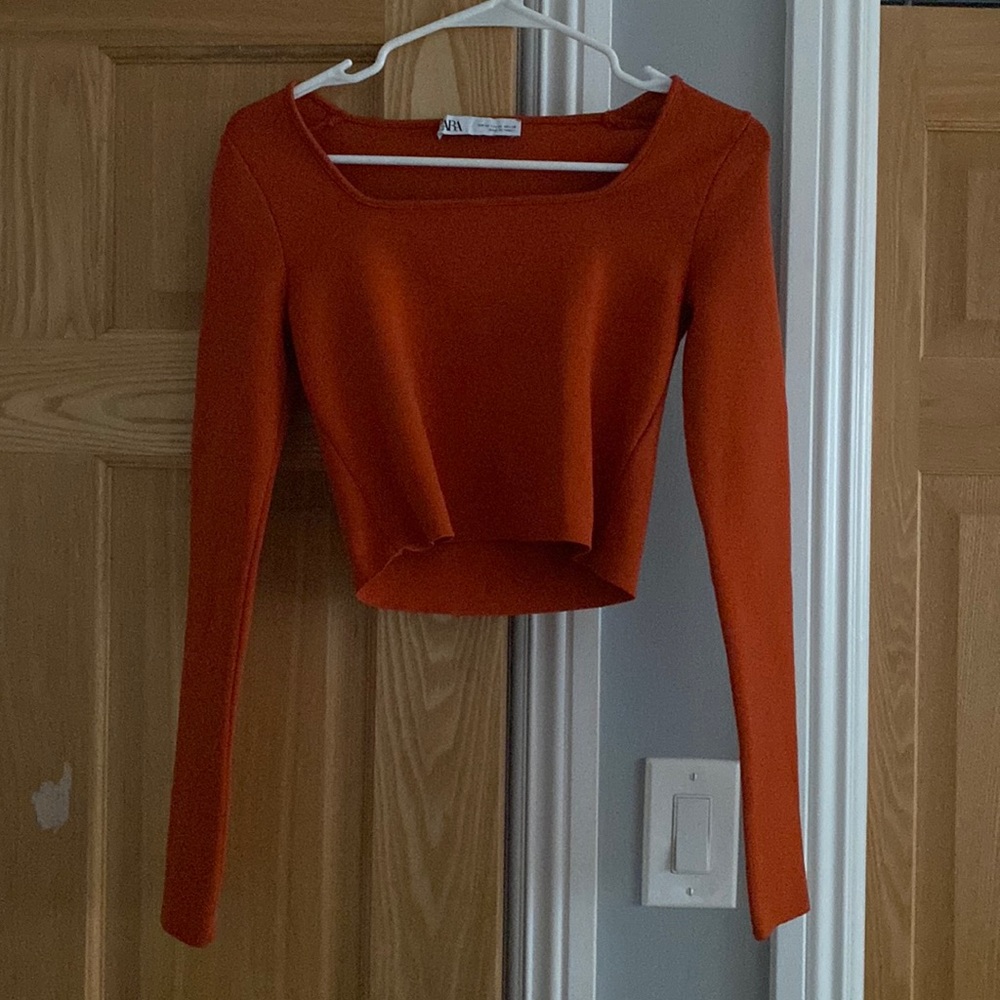 Orange Zara Top